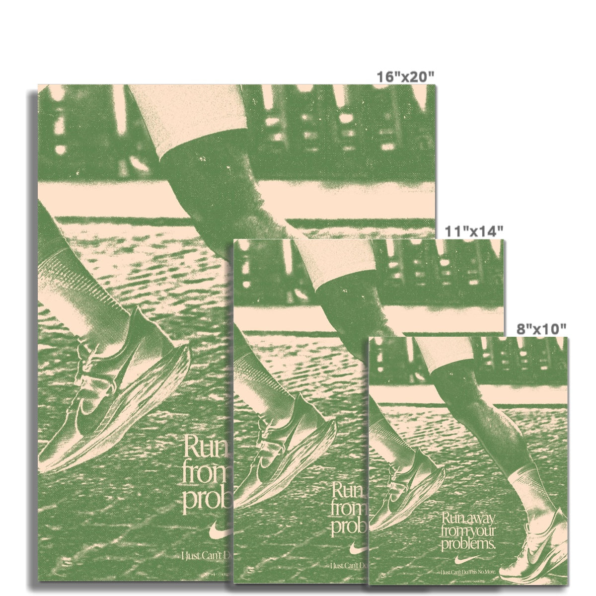 No. 094 Run Away from Your Problems Poster