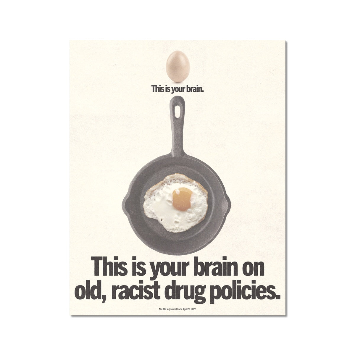 No. 317 This is Your Brain Poster