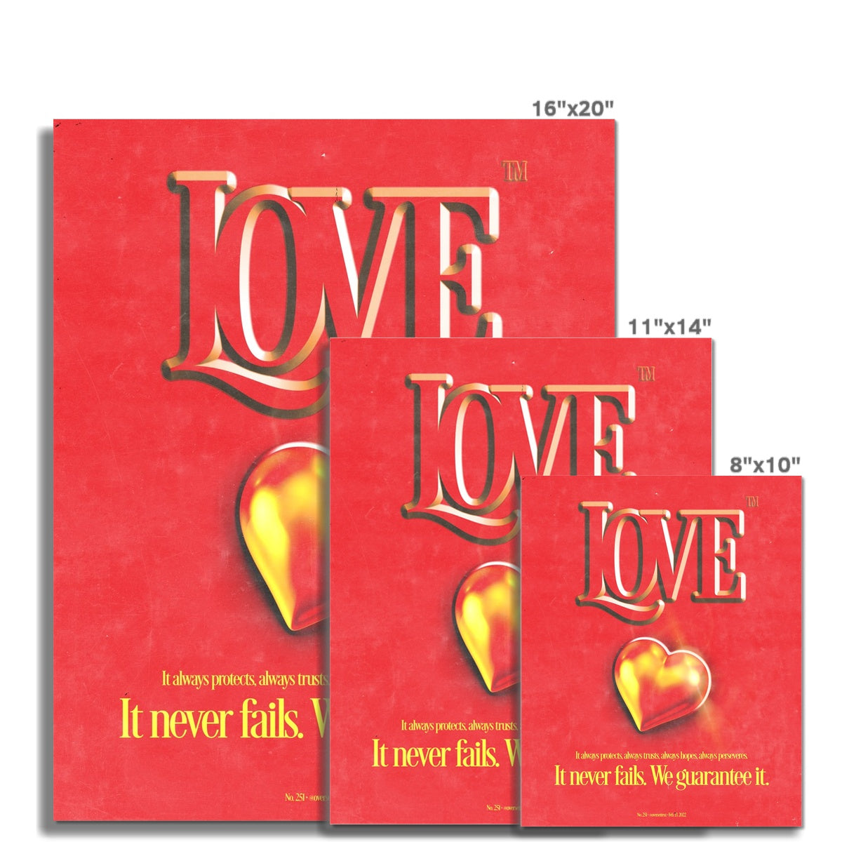 No. 251 Love Poster
