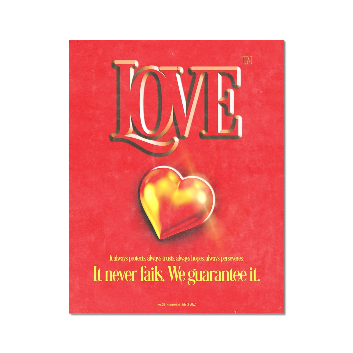 No. 251 Love Poster
