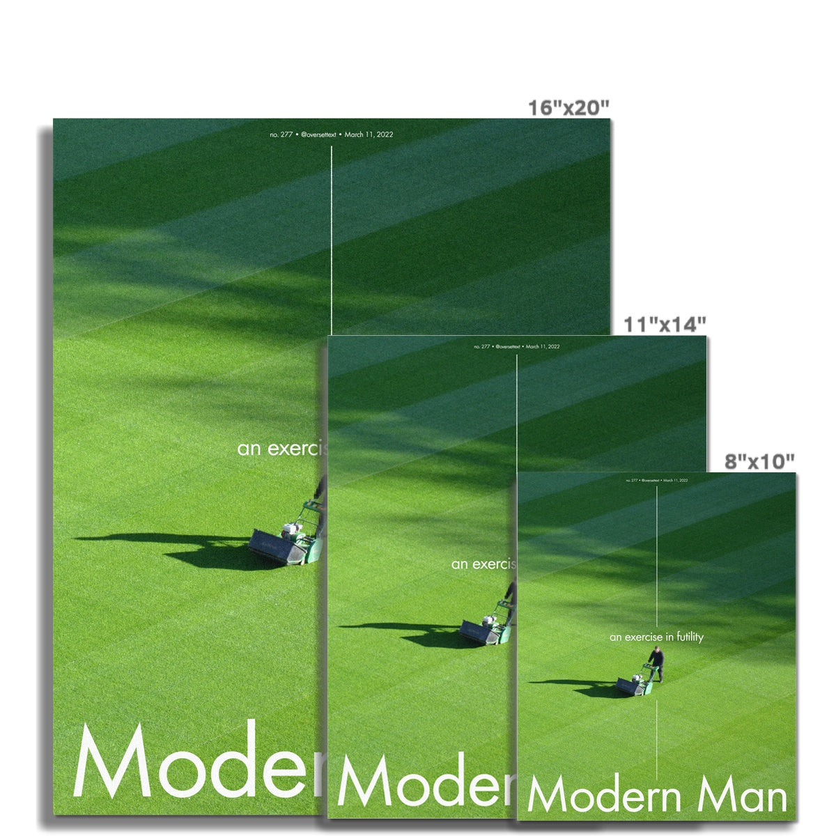 No. 277 Modern Man Poster