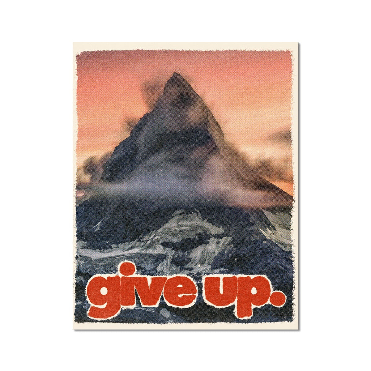 Give Up Poster