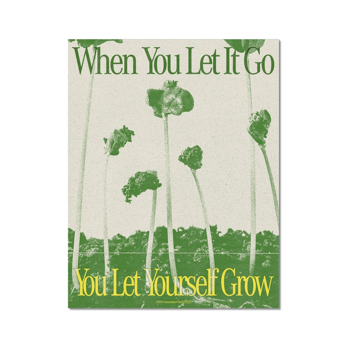 No. 290 When You Let It Go Poster