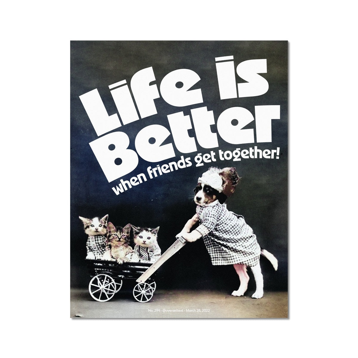 No. 294 Life is Better Poster