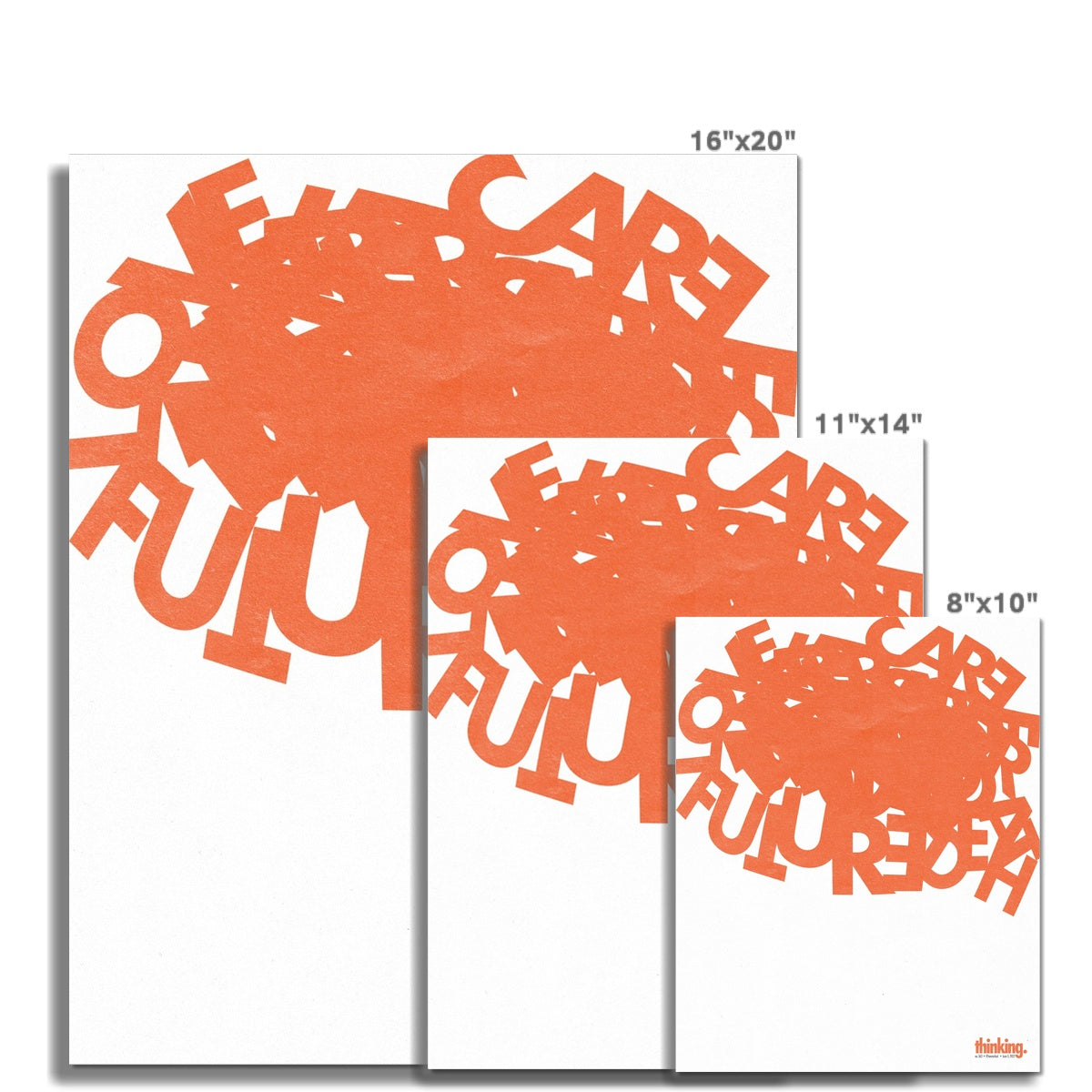 No. 363 Thinking Poster