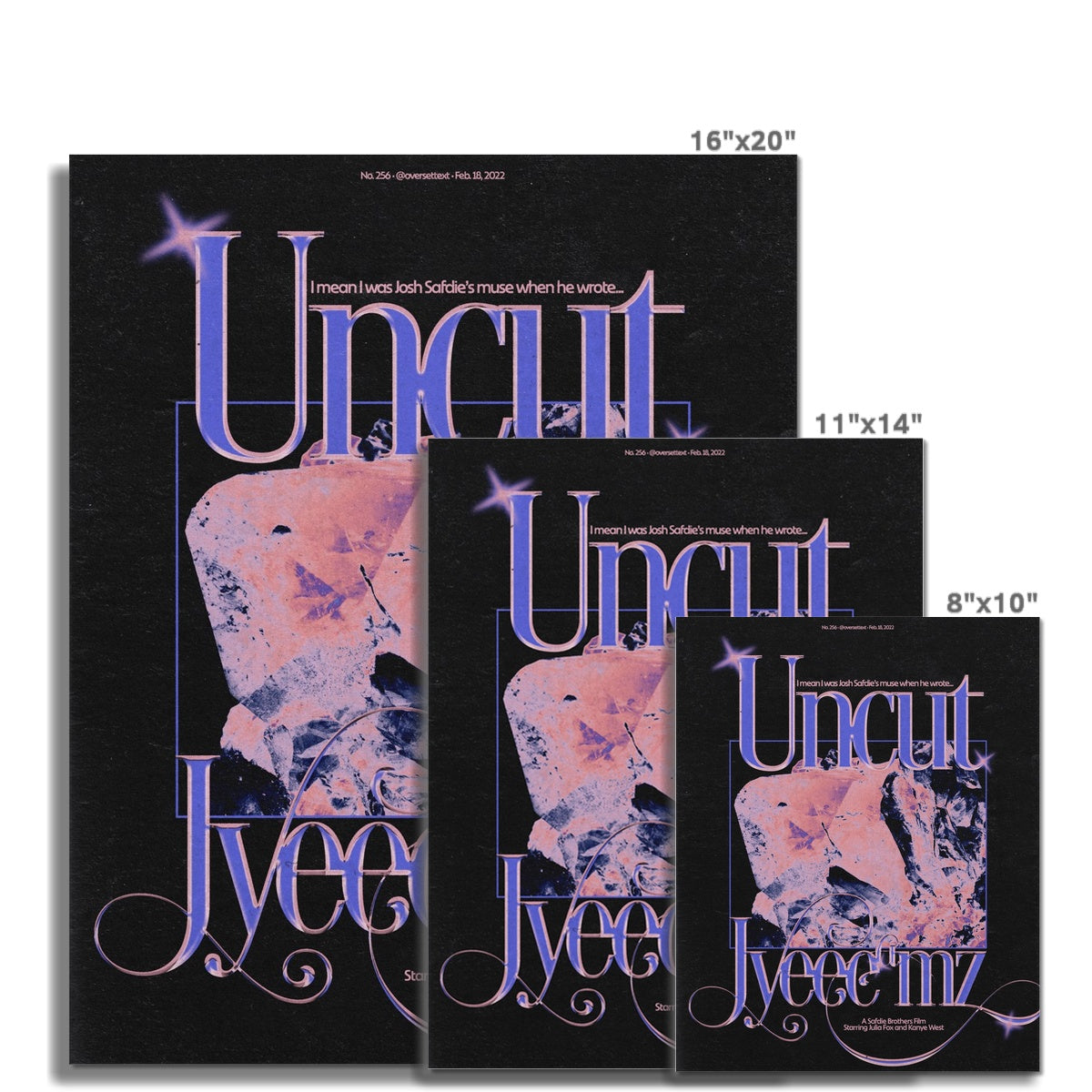 No. 256 Uncut Jyeeeamz Poster