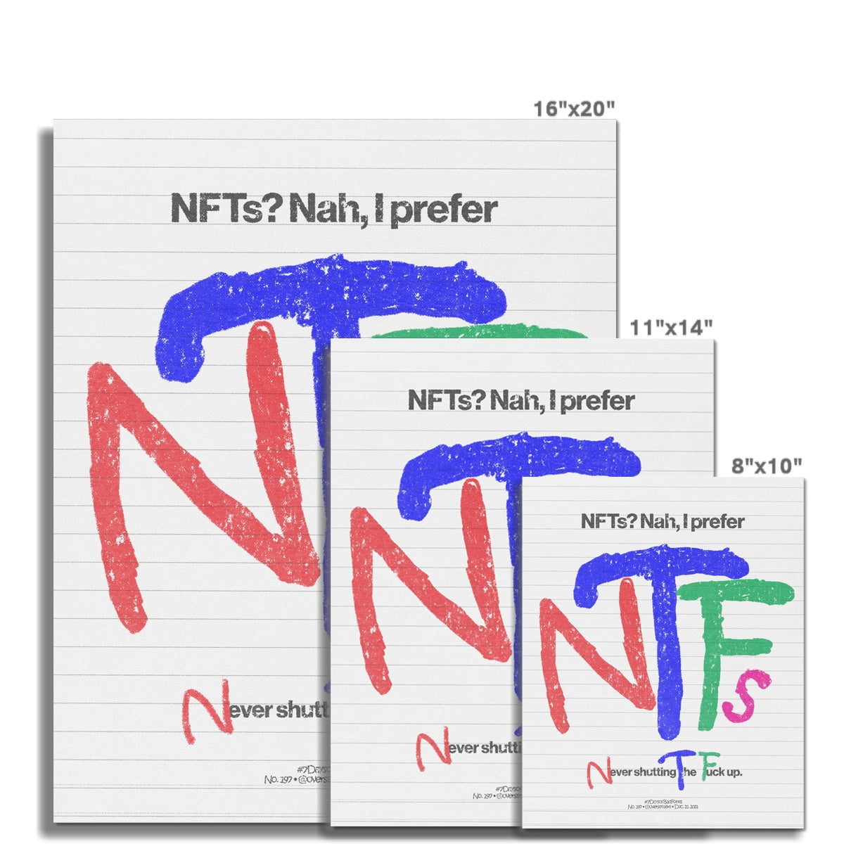 No. 197 NTFs Poster