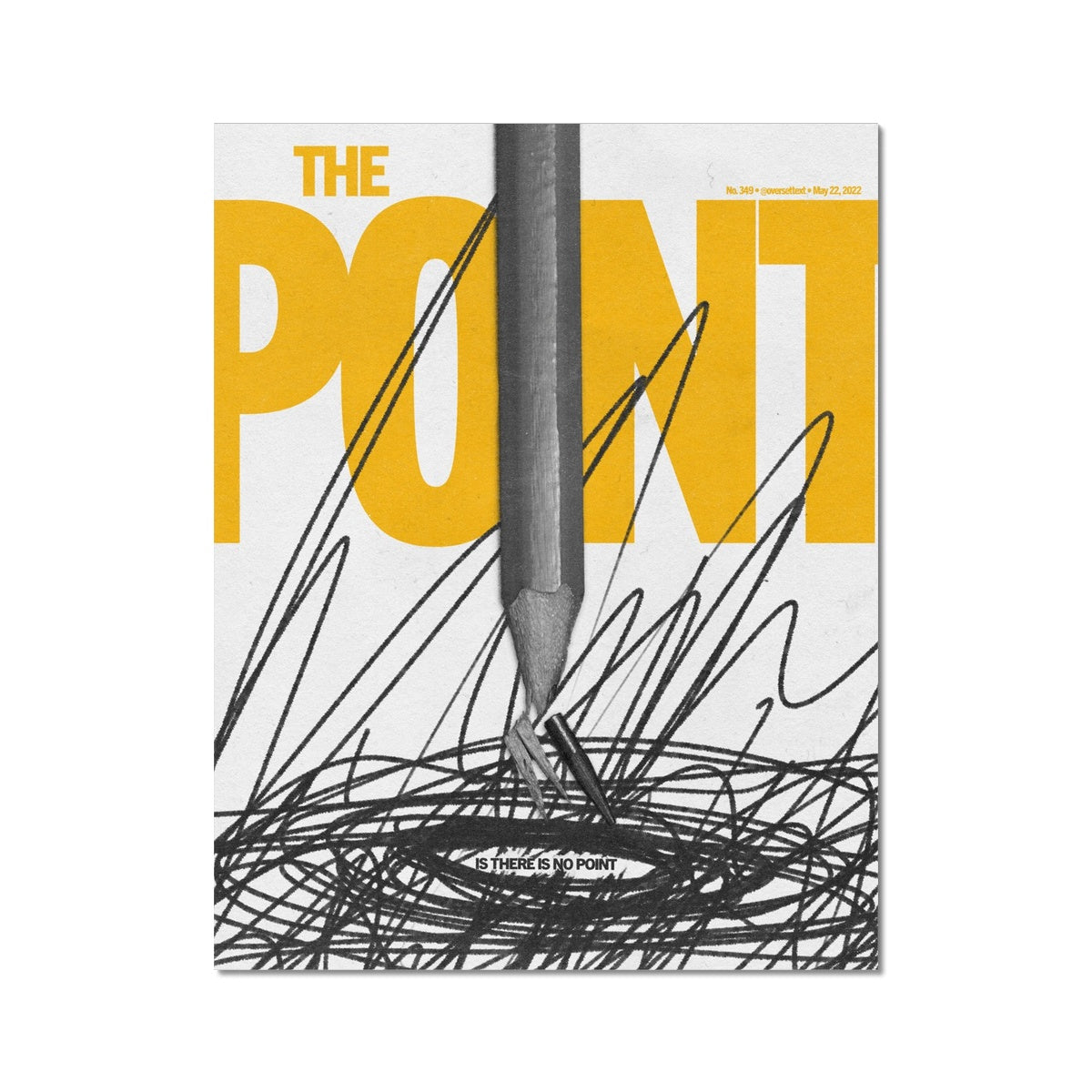 No. 349 The Point Is Poster