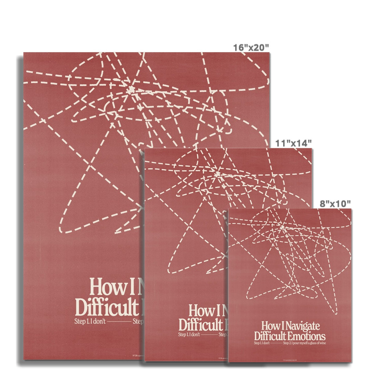 No. 028 How I Navigate Difficult Emotions Poster