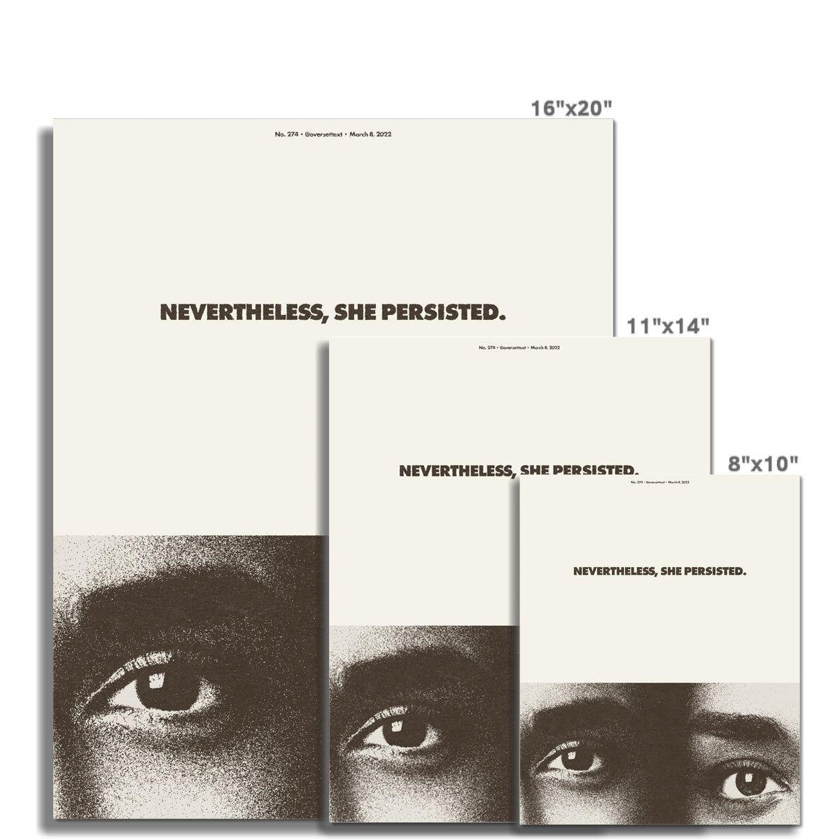 No. 274 Nevertheless, She Persisted Poster