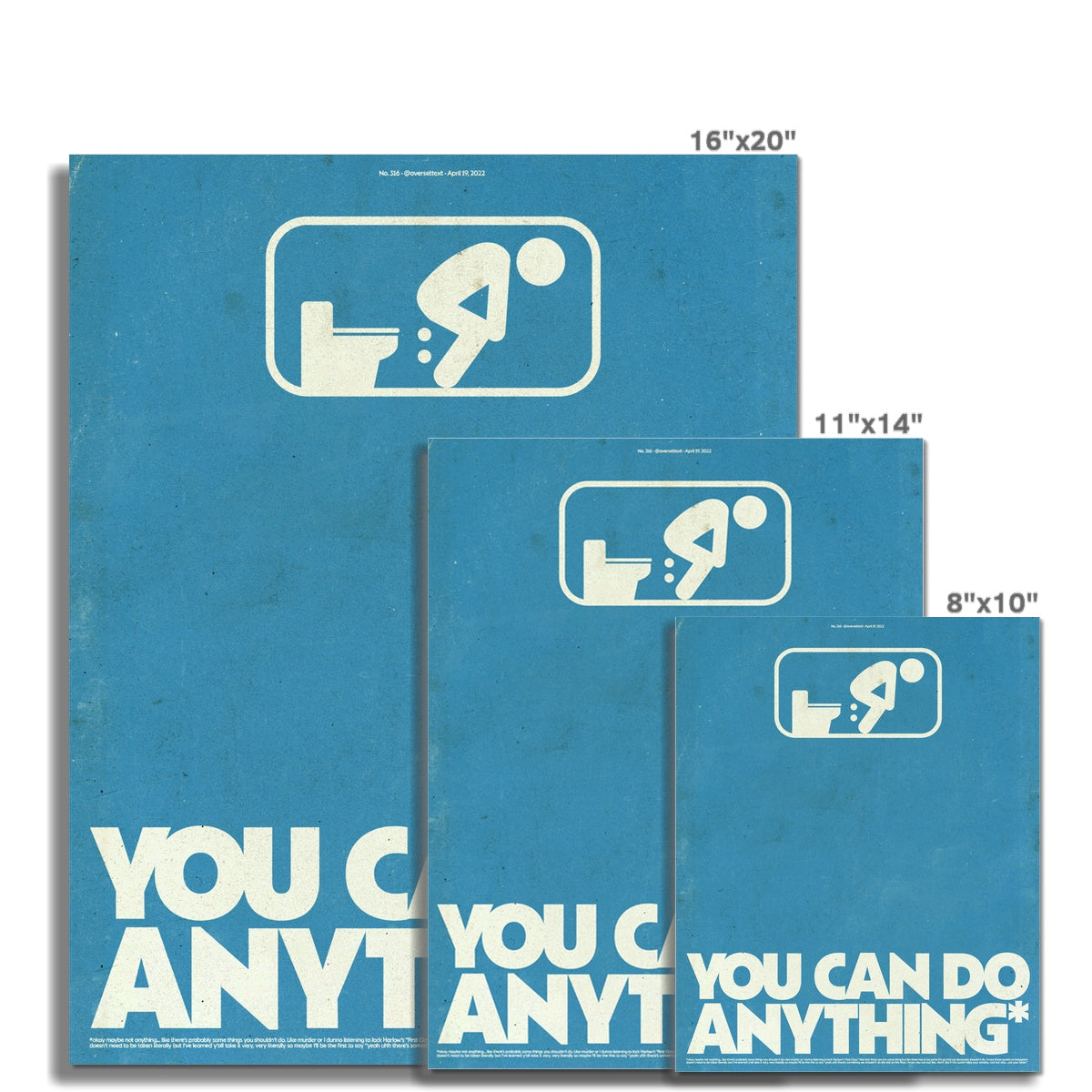 No. 316 You Can Do Anything* Poster