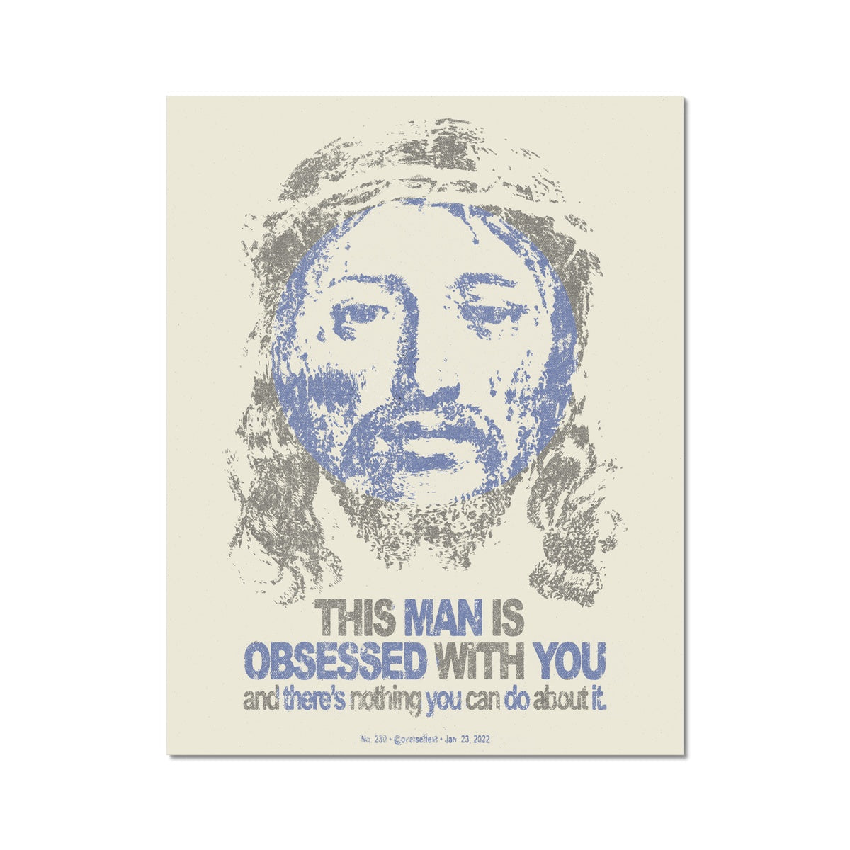 No. 230 This Man is Obessed with You Poster