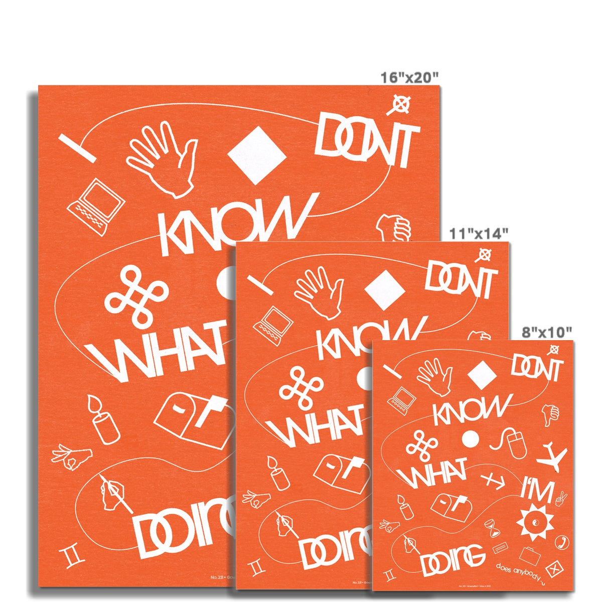No. 331 What Am I Doing? Poster