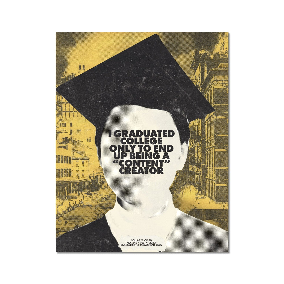 No. 242 Content Creator Poster
