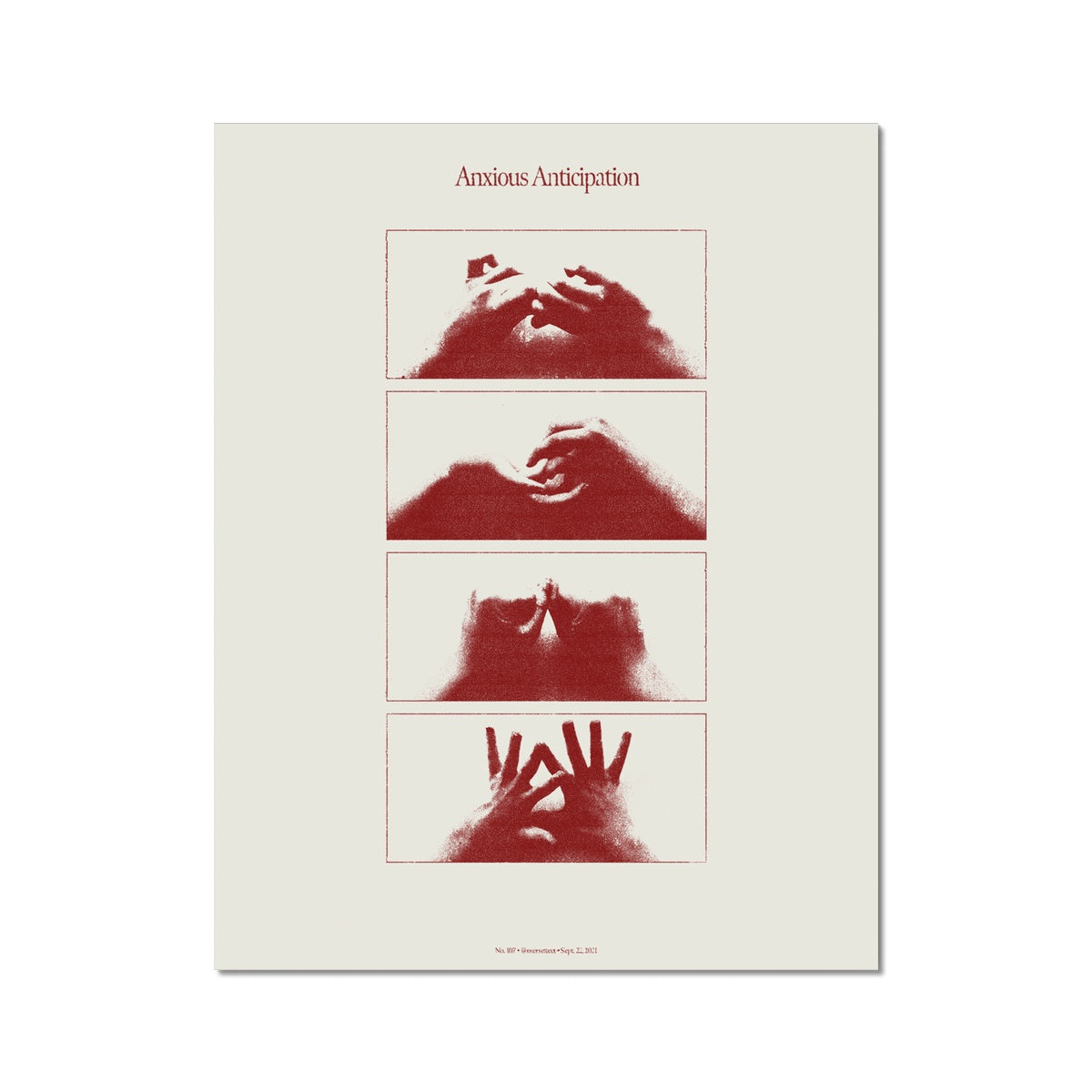 No. 107 Anxious Anticipation Poster