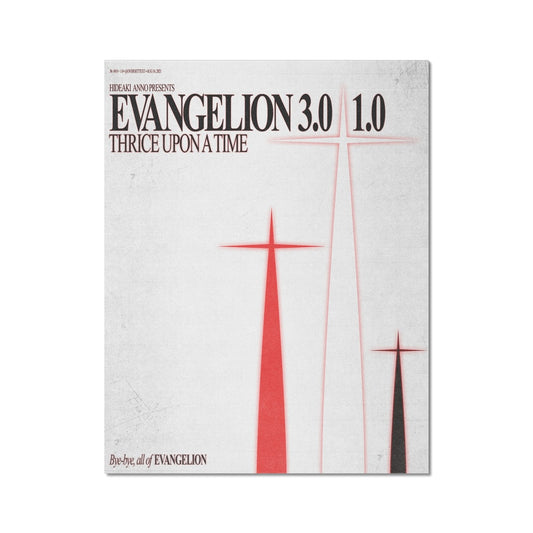 No. 069 + 1.00 Evangelion Thrice Upon a Time Poster