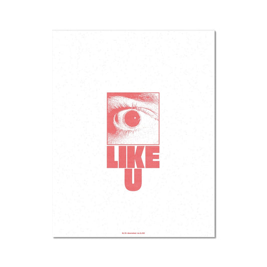 No. 233 LIKE U Poster