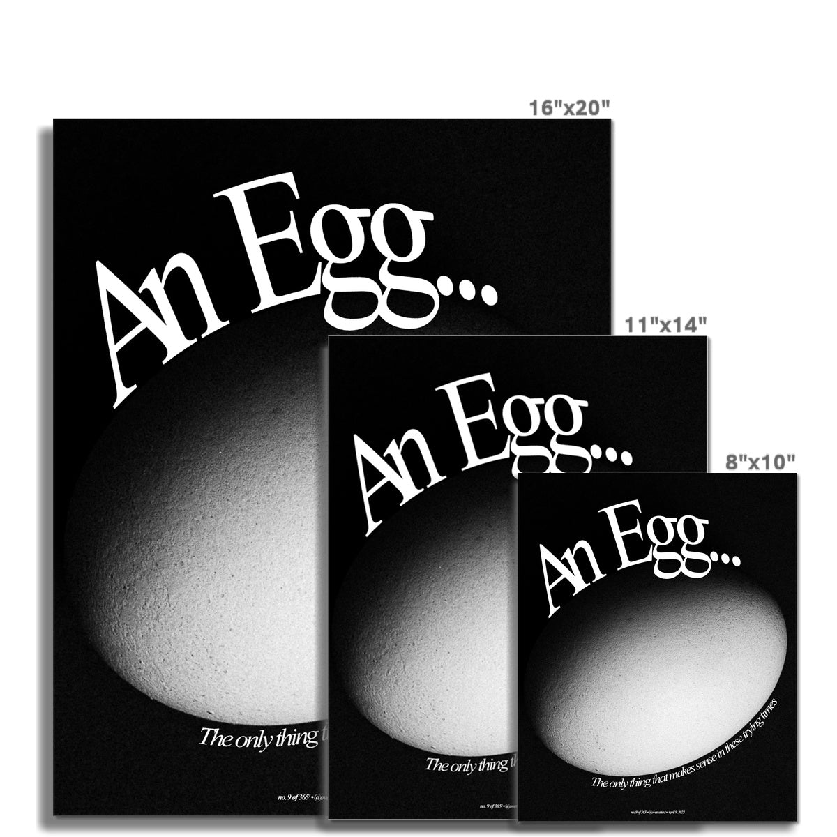 No. 009³ An Egg Poster