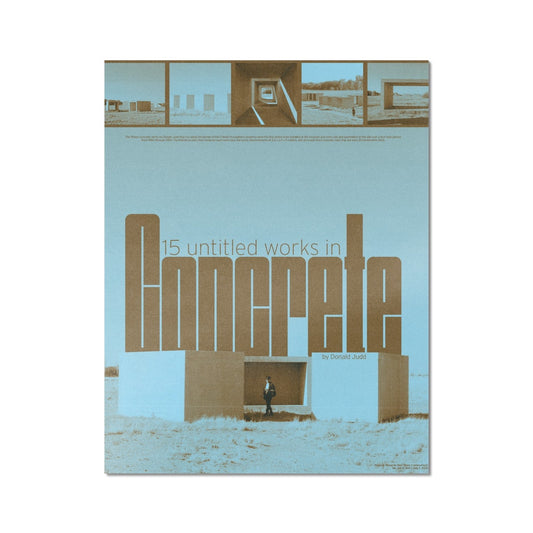 No. 024 Concrete Poster