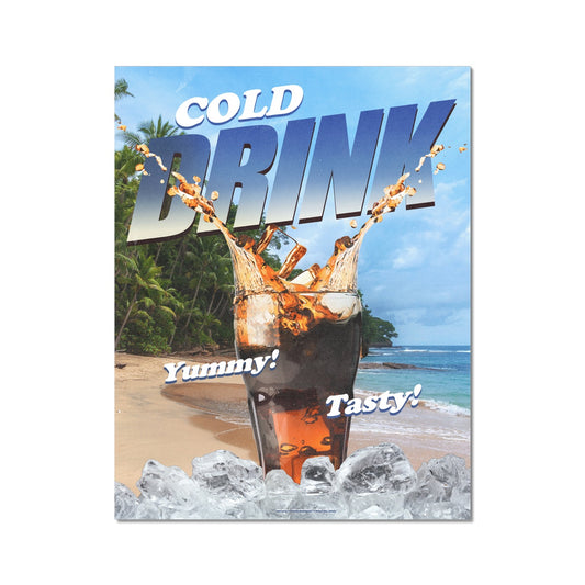 No. 040³ Cold Drink Poster