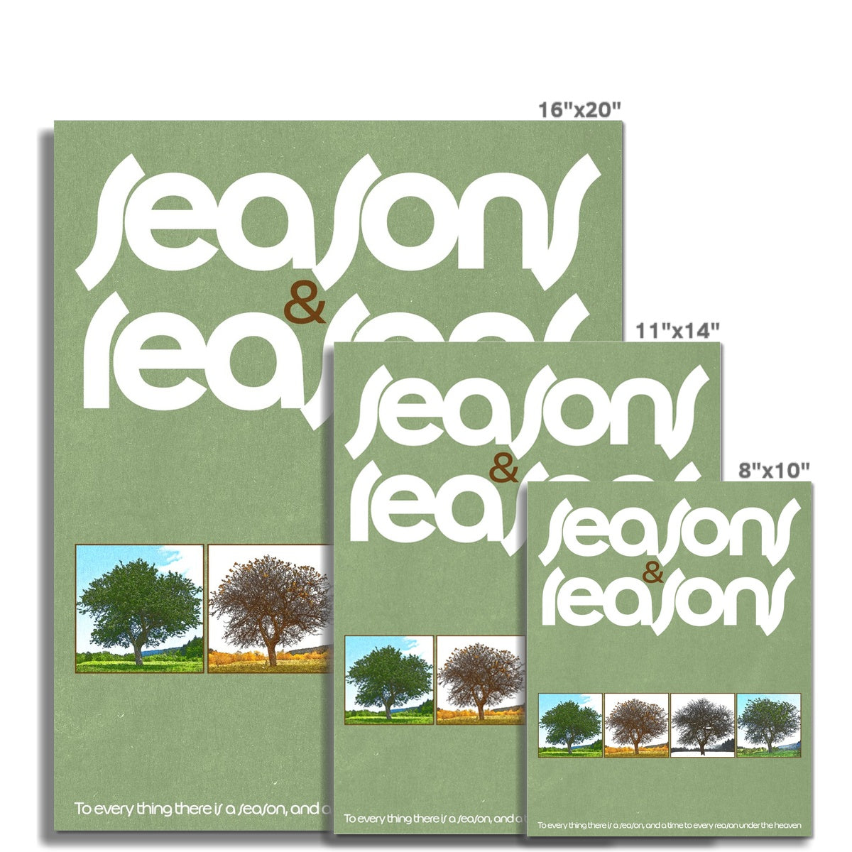 Seasons & Reasons Poster