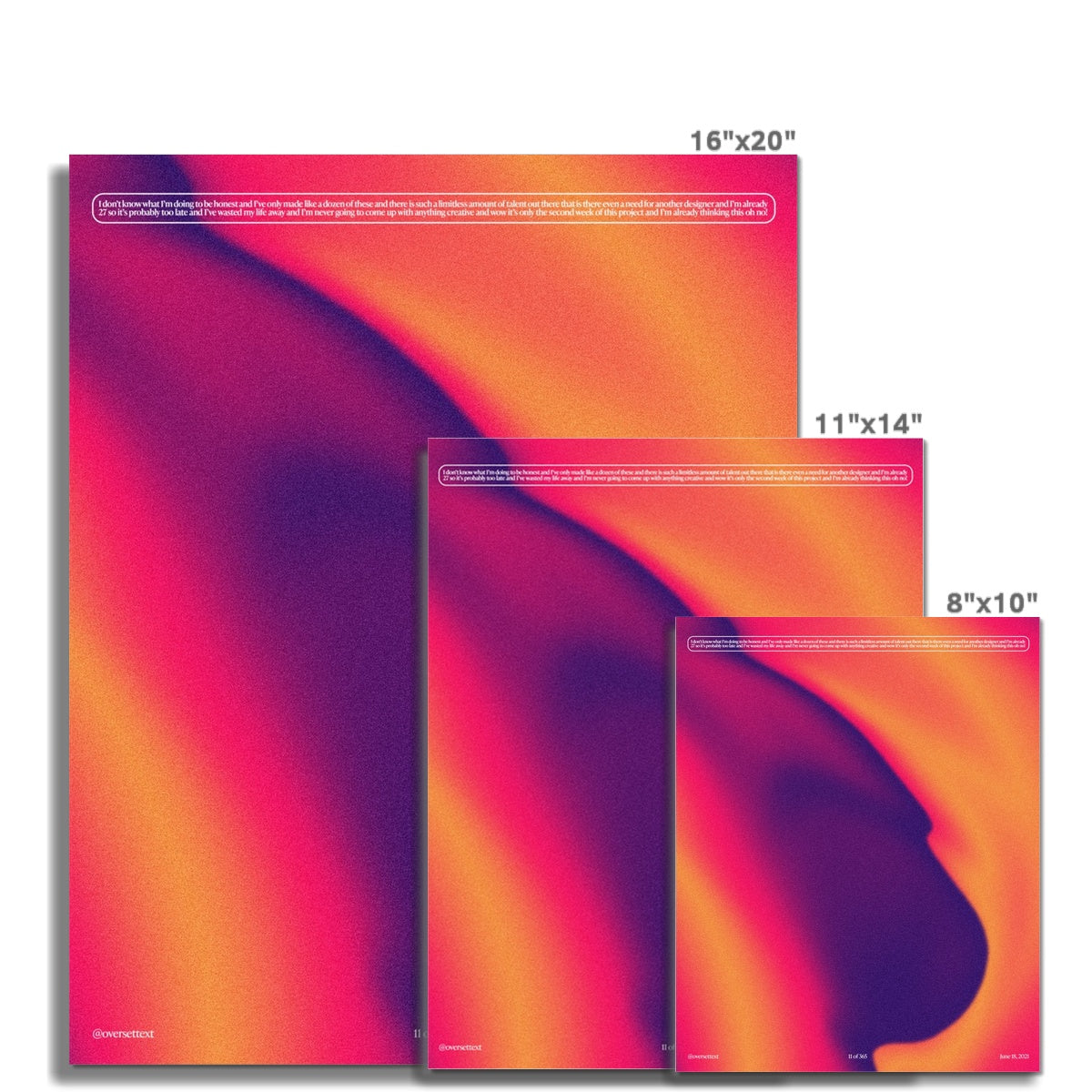 No. 011 Stream of Consciousness Poster