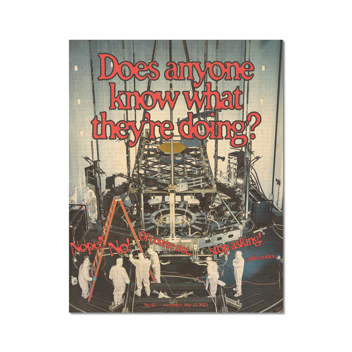 No. 042³ Does Anyone Know? Poster