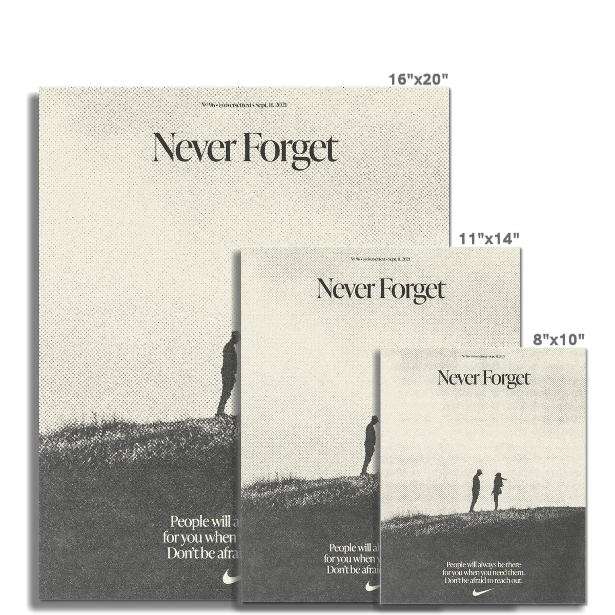 No. 096 Never Forget Poster