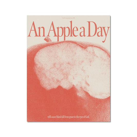 No. 118 An Apple a Day Poster