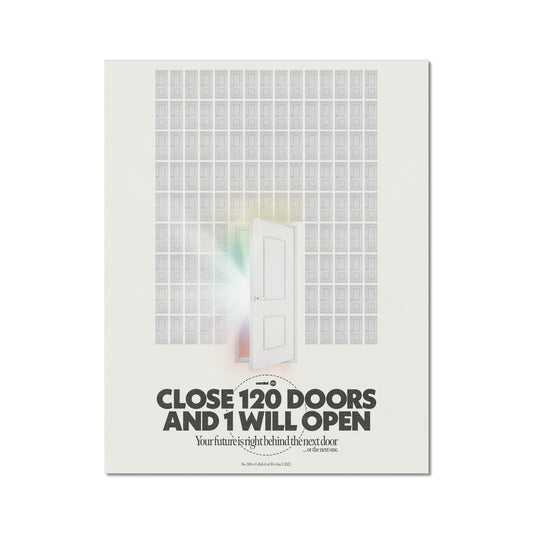 No. 208 Close 120 Doors Poster