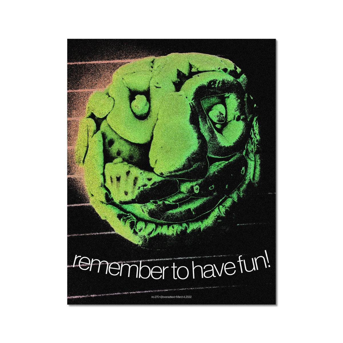 No. 270 Remember to have Fun! Poster