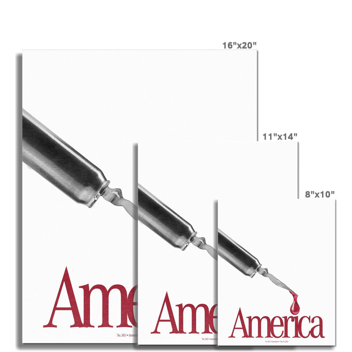 No. 345 America Poster