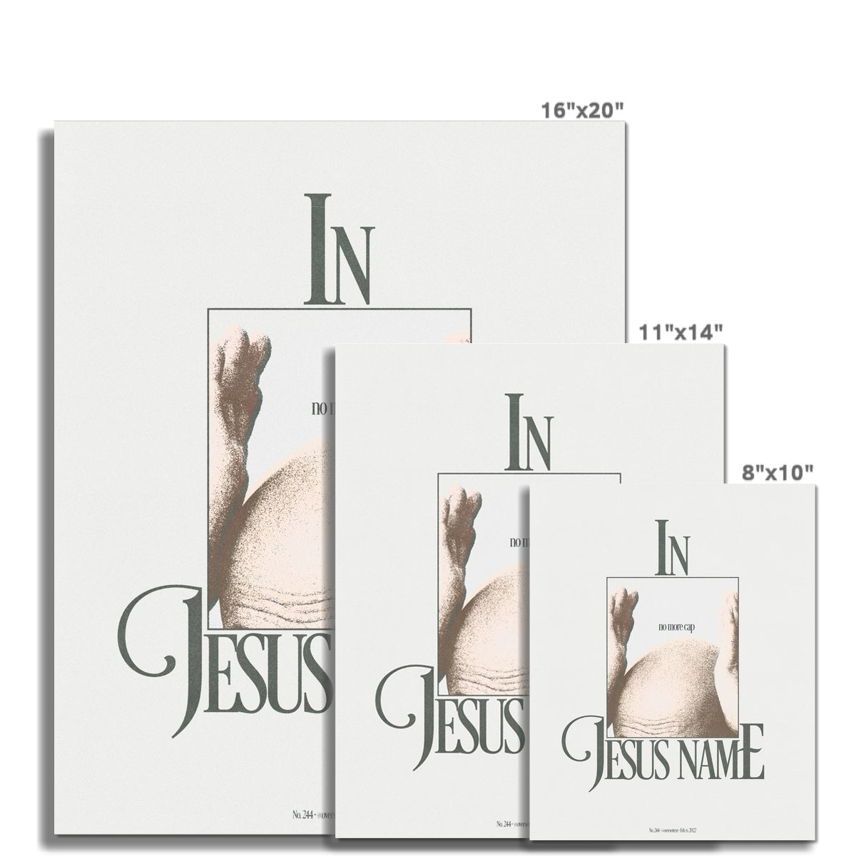 No. 244 In Jesus Name Poster