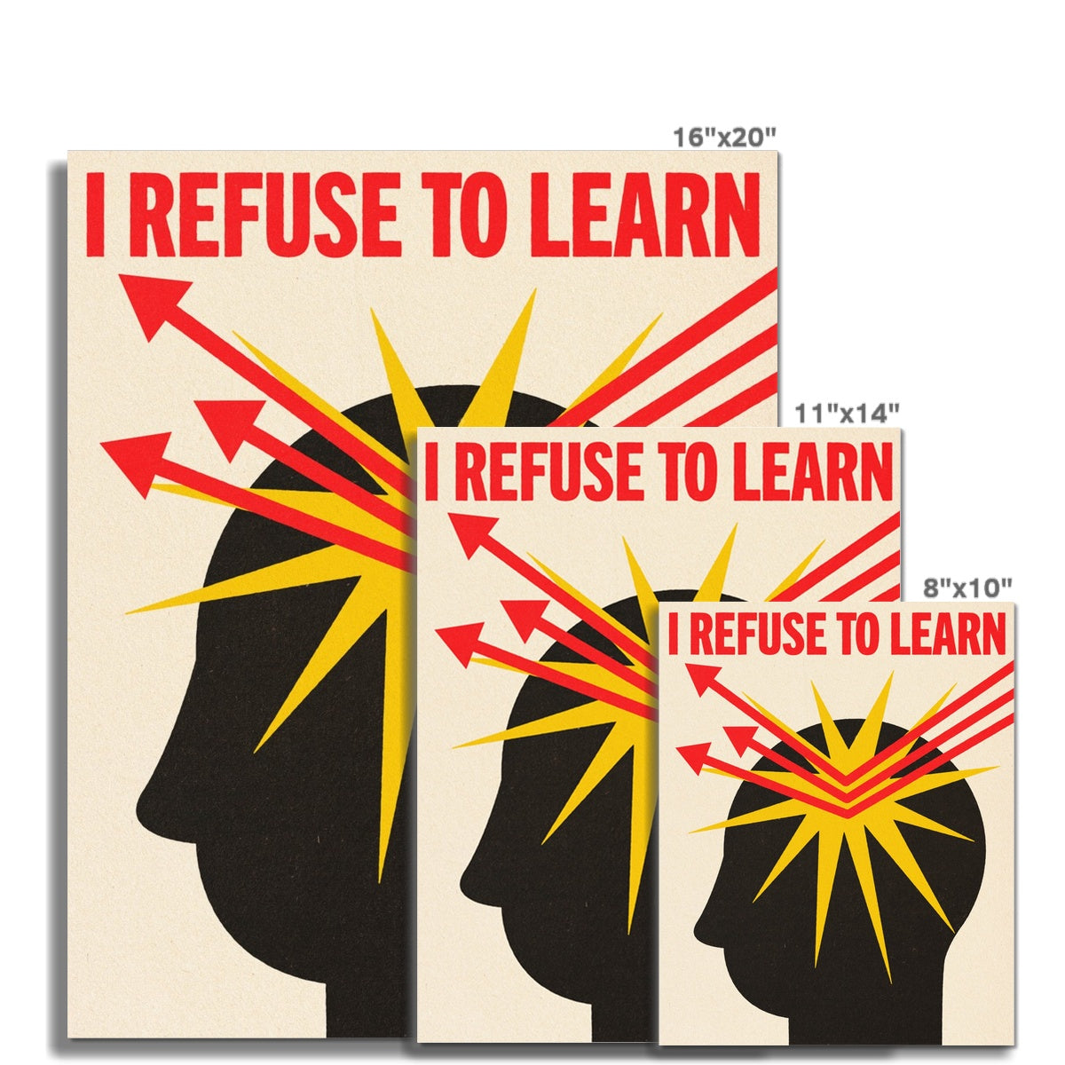 I Refuse to Learn Poster