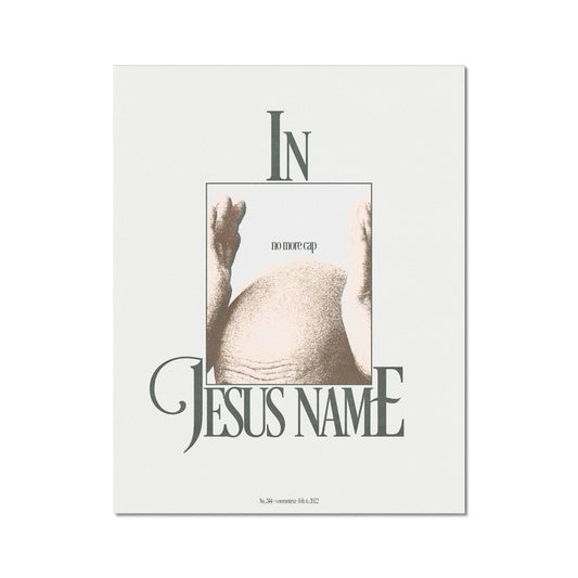 No. 244 In Jesus Name Poster