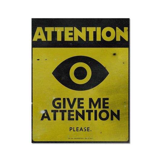 No. 255 ATTENTION Poster