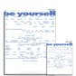 No. 019³ be yourself Poster