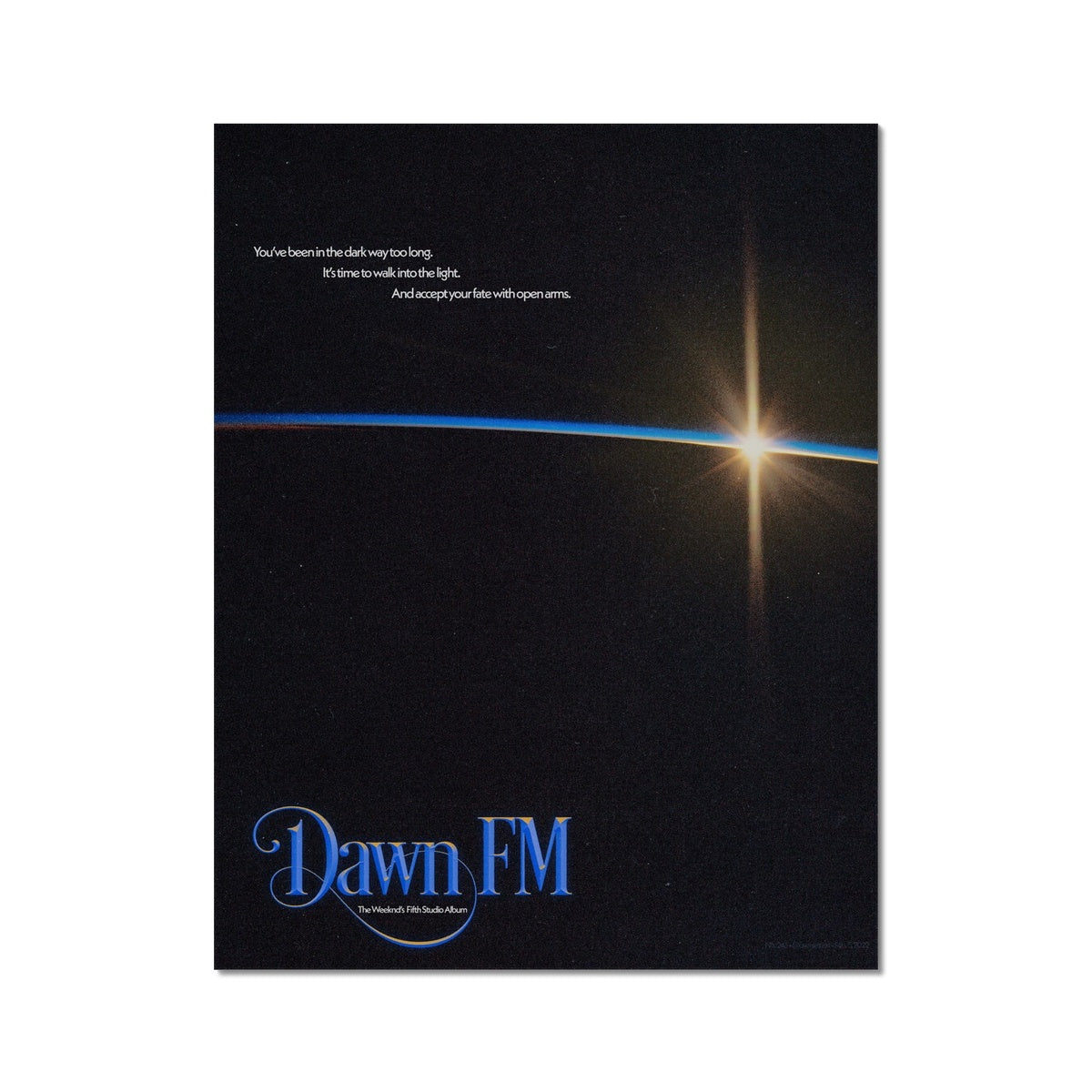 No. 243 Dawn FM Poster