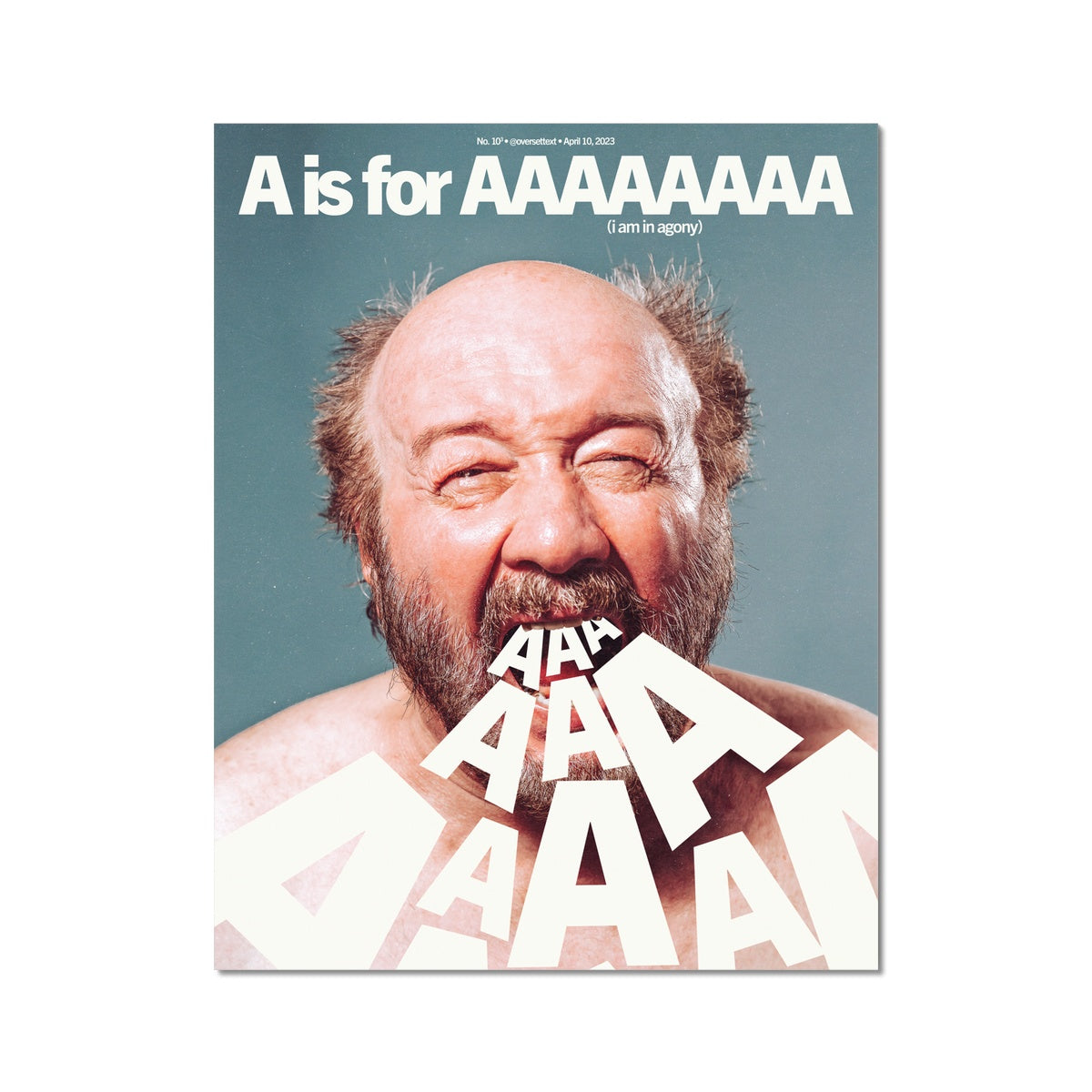 No. 010³ A is for AAAAAAAAAAAA Poster