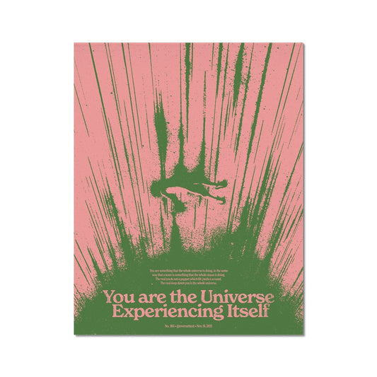 No. 160 You are the Universe (Green/Pink Version) Poster