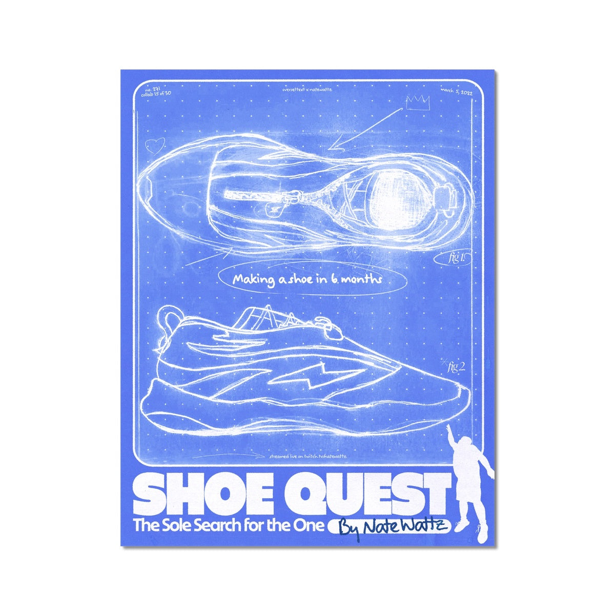 No. 271 Shoe Quest Poster