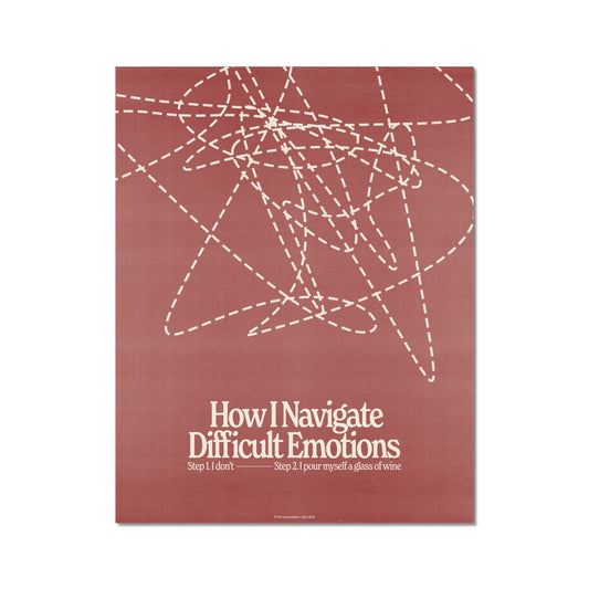No. 028 How I Navigate Difficult Emotions Poster
