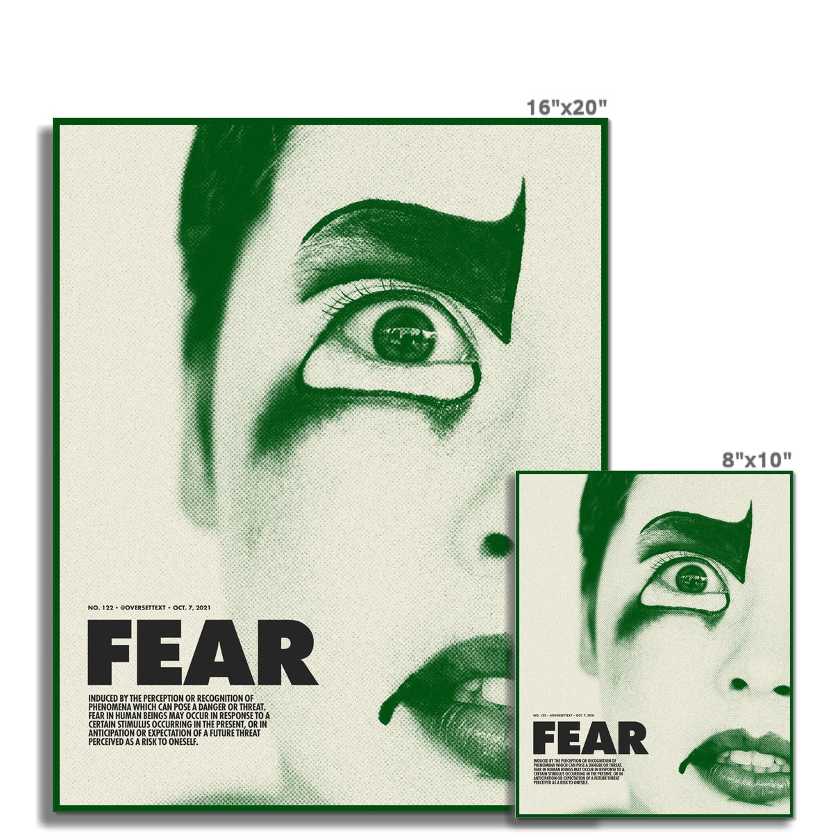 No. 122 Fear Poster