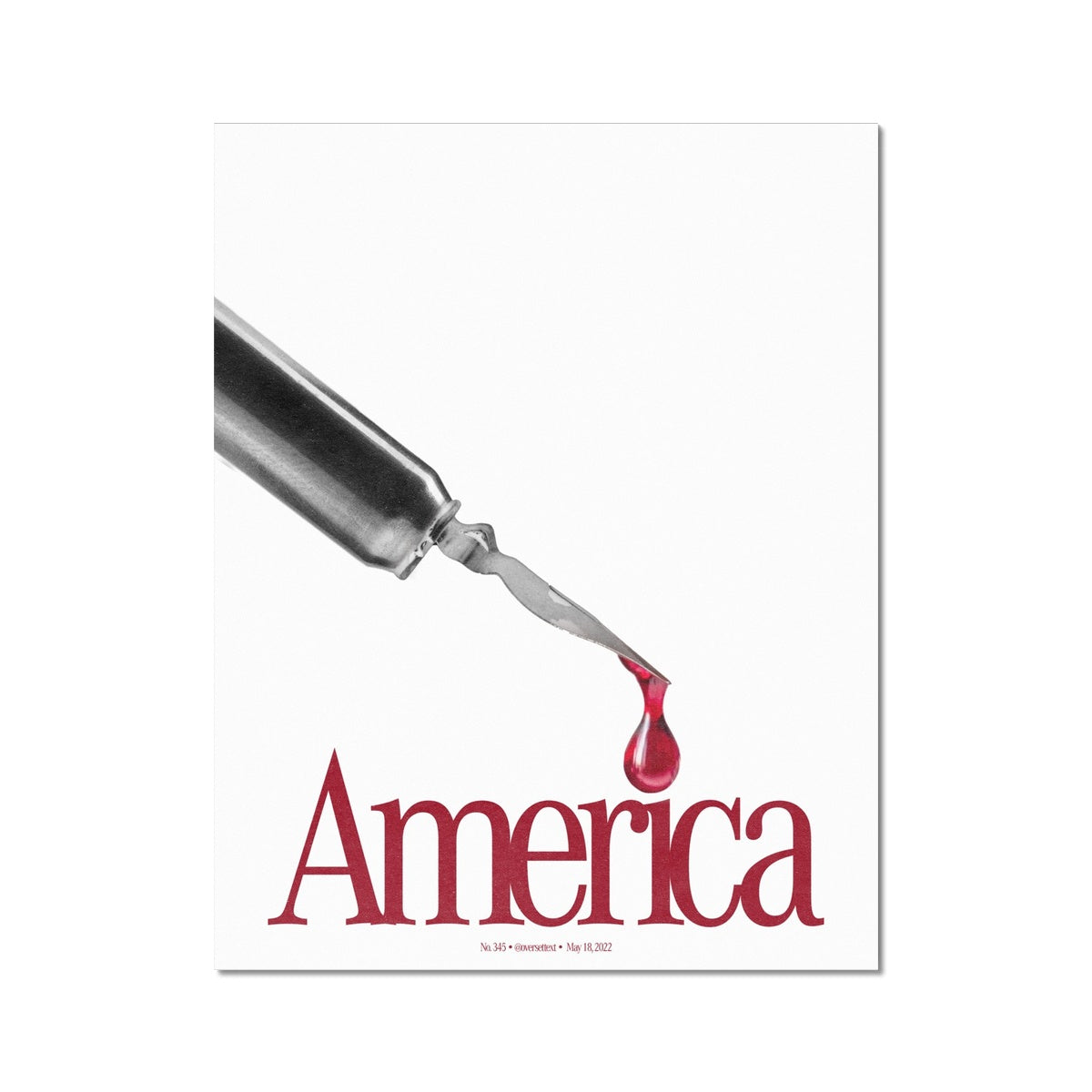 No. 345 America Poster