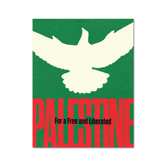 No. 383 For a Free and Liberated Palestine Poster