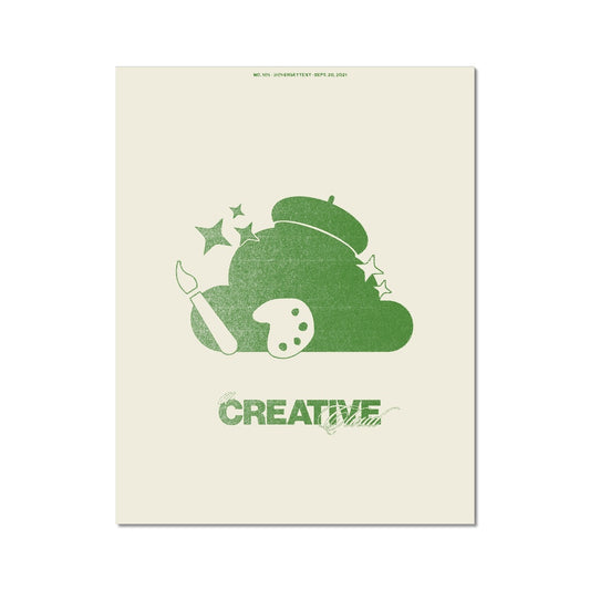 No. 105 Creative Cloud Poster